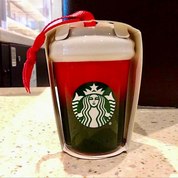 ❤️💚 TWO Starbucks Red Ornaments❤️🤍💚 - Picture 2 of 3